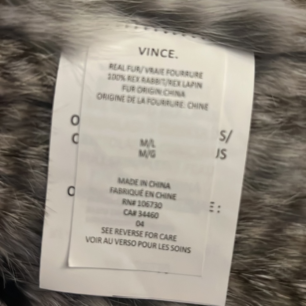 Fur vest (100% Rabbit) - Picture 5 of 6